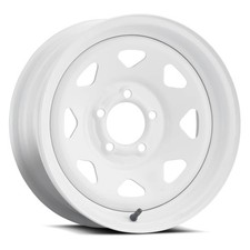 15x6 Allied 20 Series 8 Spoke White Wheel 5x5.5 0mm