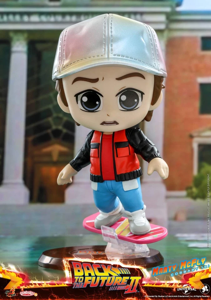 Cosbaby Back to the Future PART2 Marty McFly Small NonScale Red Figure Hot Toys - image 2 of 2