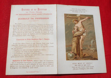 Certificate of Clothing & Profession - Aurillac 1940!