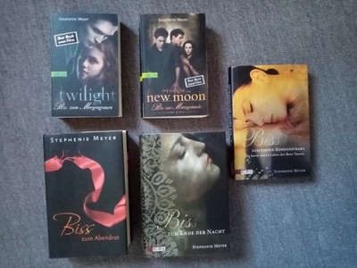 Twilight Biss 1-4 5 Stephenie Meyer Filmausgabe Poster Sonderband