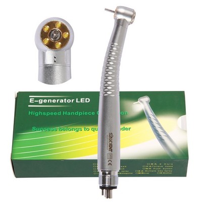Dental 5 LED Lamps E-generator High Speed Handpiece 4 Holes for NSK TK-98L
