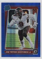 2021 Panini Donruss Optic Rated Rookie Blue Hyper Prizm Joe Tryon-Shoyinka 11sc