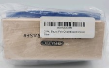 Bazic Felt Chalkboard Erasers 5" Length x 2-Singles/ New In pack. M