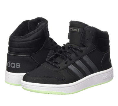 Adidas Hoops Mid 2.0 K EE6704 Kinder Sneaker Gr.28 Schwarz High Basketball