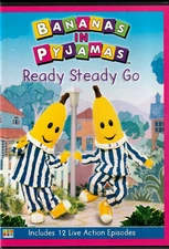 Bananas in Pyjamas Ready Steady Go - 12 Live Action Episodes - Ultra-Rare DVD
