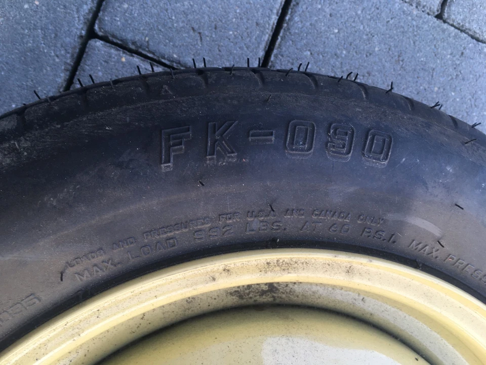 Daihatsu Cuore L251 (03-07) : Notrad 3x12 Ersatzrad 105/90-12 Reserverad 4x100 - Bild 3 von 4