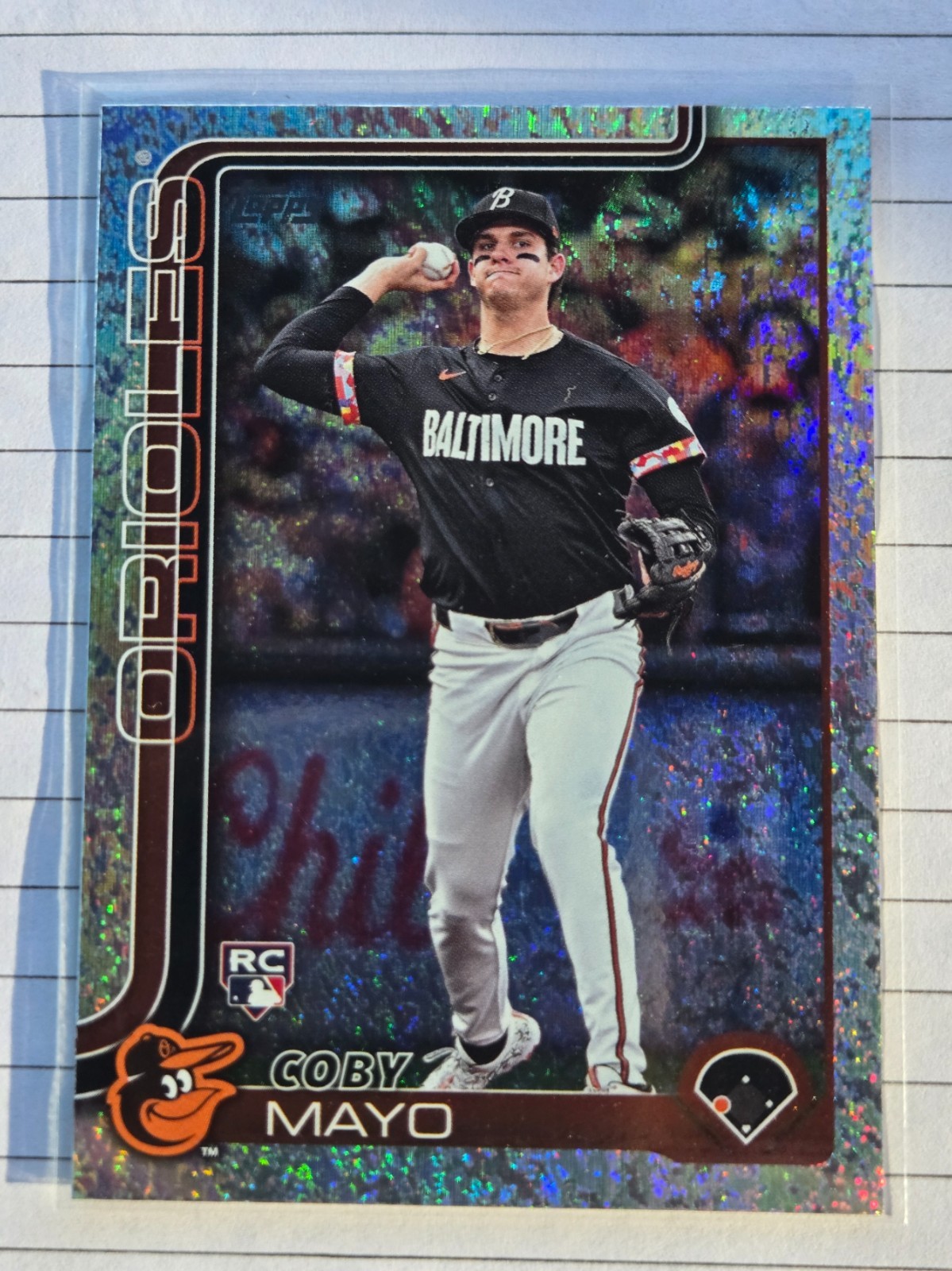 2025 Topps Series 1 - Coby Mayo #20 Sandglitter (RC)