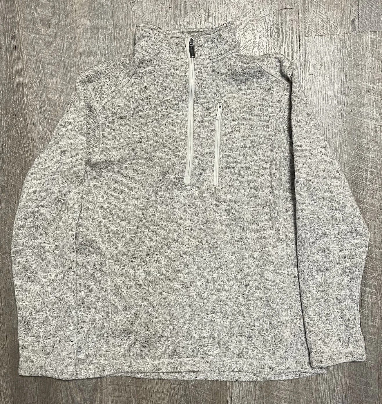 Retro Woolrich Sweater M 1/4 Zip Golf Pullover Cozy Outdoor Stash Pocket Medium