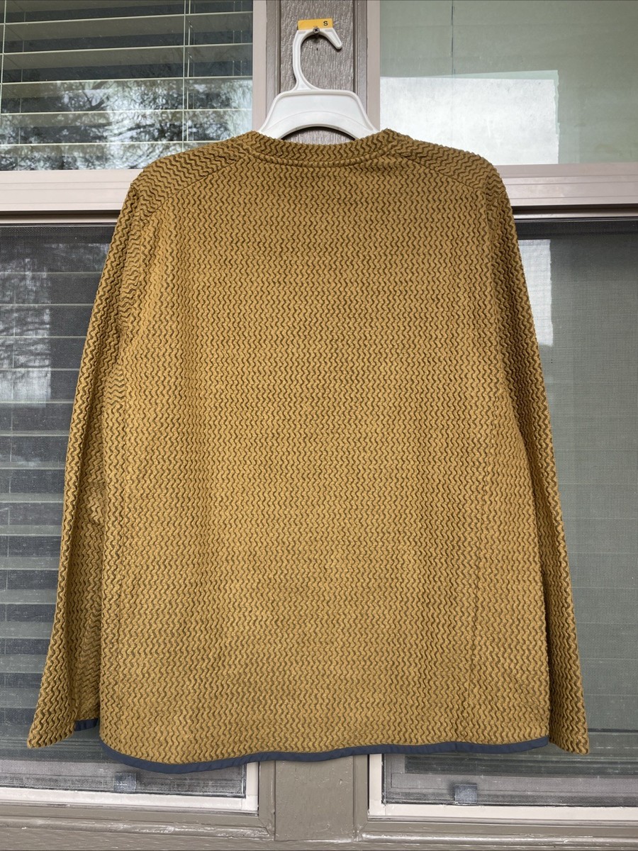 Patagonia Men's R1 Air Crew Pullover LARGE Mulch Brown Fleece