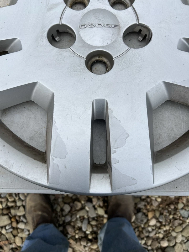 paint peel 2011 2012 2013 2014 DODGE AVENGER 17" wheel cover hub cap 8038 - Image 2 of 4