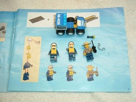 Lego City 4439 Police Heavy Lift Helicopter, Instructions, 99.9% Complete