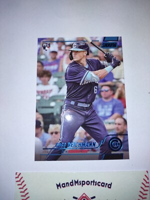 2022 Topps Stadium Club Greg Deichmann RC Blue Foil Parallel /50 #92 color match