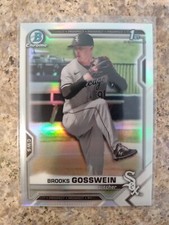 2021 1st Bowman Chrome Draft Brooks Gosswein Refractor #BDC-21 rookie  RC card