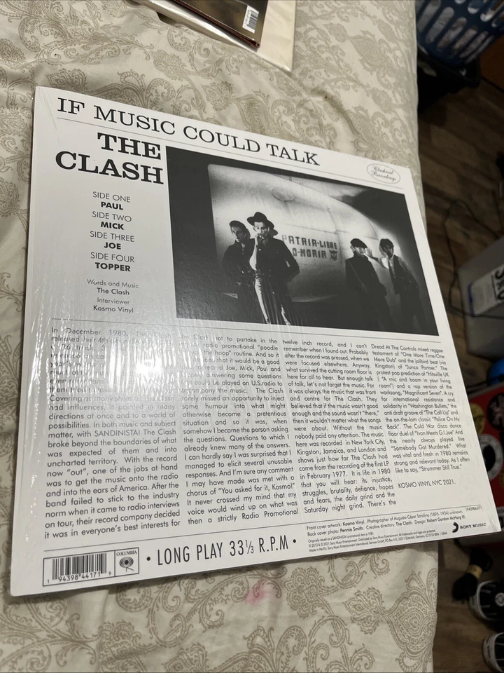 The Clash If Music Could Talk Double LP 180gr Vinyl Limited Edition RSD2021  New - Image 2 of 2