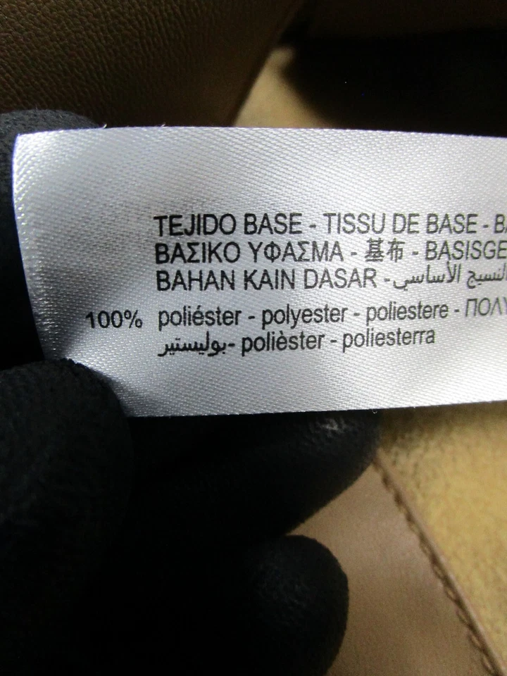 Zara Dress Womens Large Brown Faux Leather Belted - Image 4 of 4