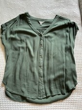 Green Women  s Medium Orvis Button Up