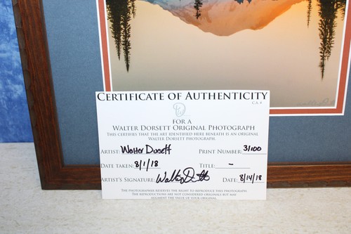 Signed Numbered (3/100) Limited Edition 14x16 Art Print w/COA by Walter Dorsett® - Picture 4 of 5