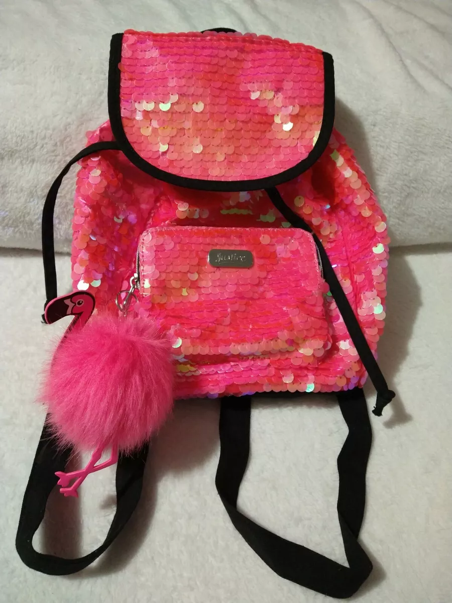 Justice flamingo backpack hotsell