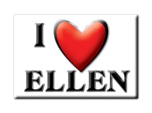 Ellen Calamita Magnete da Frigo nome Idea Regalo Scherzo Compleanno