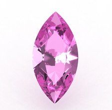 Lab Created Pink Sapphire Corundum Marquise Faceted Loose Stones 4x2mm-20x10mm