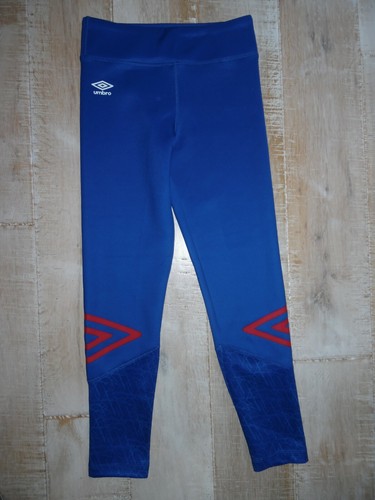 UMBRO girls royal blue gym leggings 10 