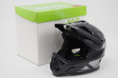 NEW! Kask Defender Full Face Mountain Bike Helmet Black - X-Large - Broken Visor