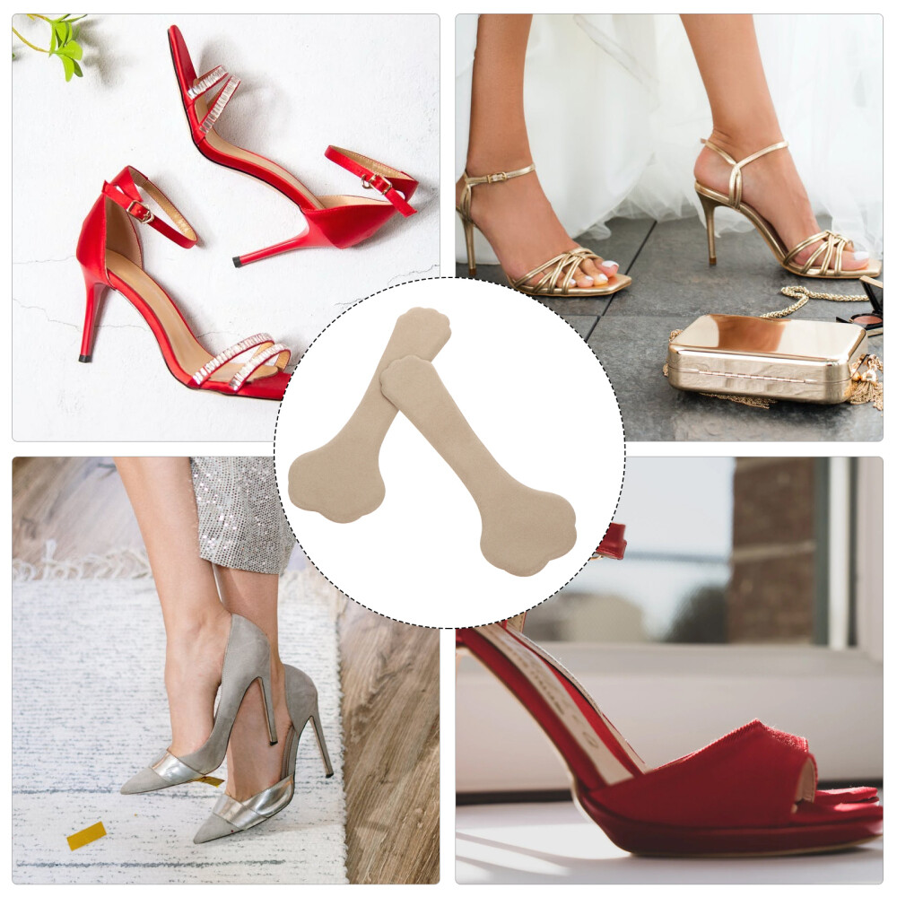 2 Pairs Insole Cushion Insoles for High Heels Inserts Women Foot Velour