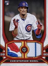 2023 Topps Tribute RC Rookie Red Dual Relic Patch CHRISTOPHER MOREL Digital