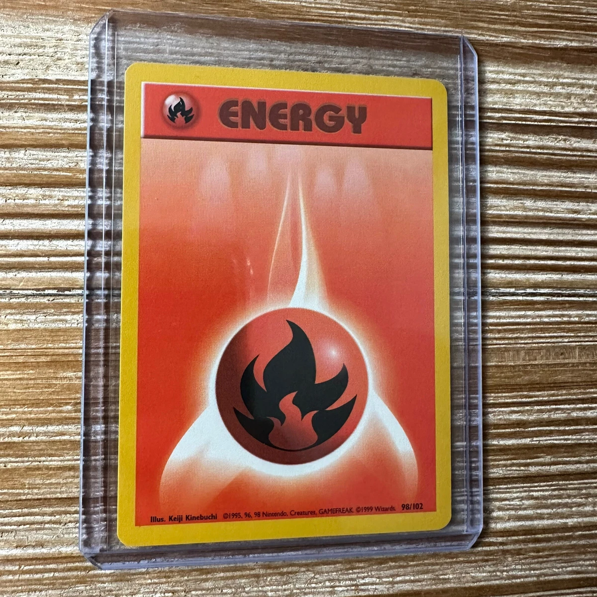 Pokmon Card Fire Energy 98/102 Base Set Unlimited Vintage LP-NM | eBay
