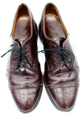 Allen Edmonds Chester Size 8.5 D Burgundy Leather Oxford  display picture 3
