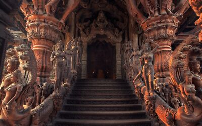 Landscape architecture interior stairs r india religion Custom Gaming Mat Desk