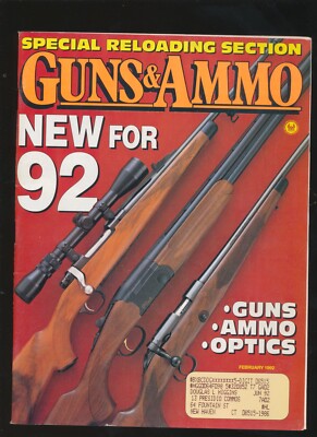 9 Of 12 Issues For 1992 Year Of Guns & Ammo Magazine Lot Of 9 | eBay