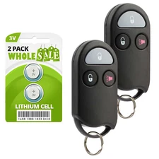 2 Replacement For 1998 1999 2000 Nissan Frontier Car Key Fob Remote