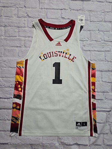 Adidas Louisville Cardinals Honoring Black Excellence Basketball Jersey L H59109