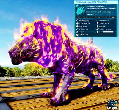 ARK Survival Ascended Pyromane Solid Black PVE PS5/XBOX/PC