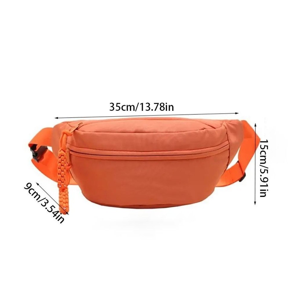 Oxford Cloth Waist Bags Large Capacity Crossbody Bag Women's Chest Bag