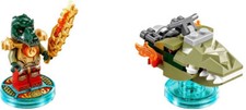 LEGO CRAGGER FUN PACK 71223 Set Dimensions 1x minifig Chima