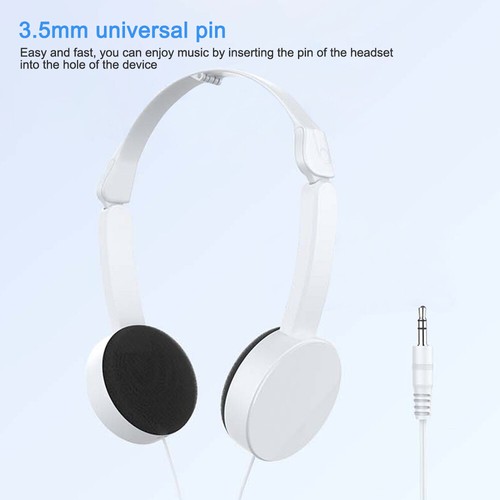 Kids 3.5mm Headphone Earphone On-Ear Wired Stereo Headsets For Boy And Girl - Foto 8 di 21