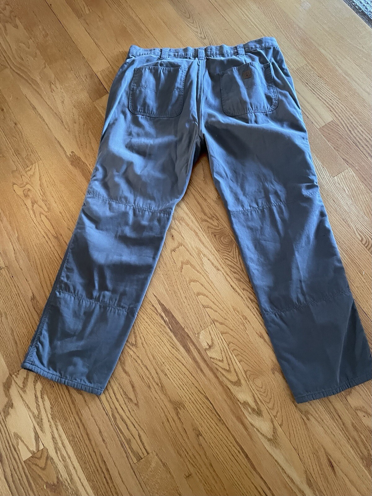 Coleman Men's 40x32 Gray Fleece-Lined Cotton Pants