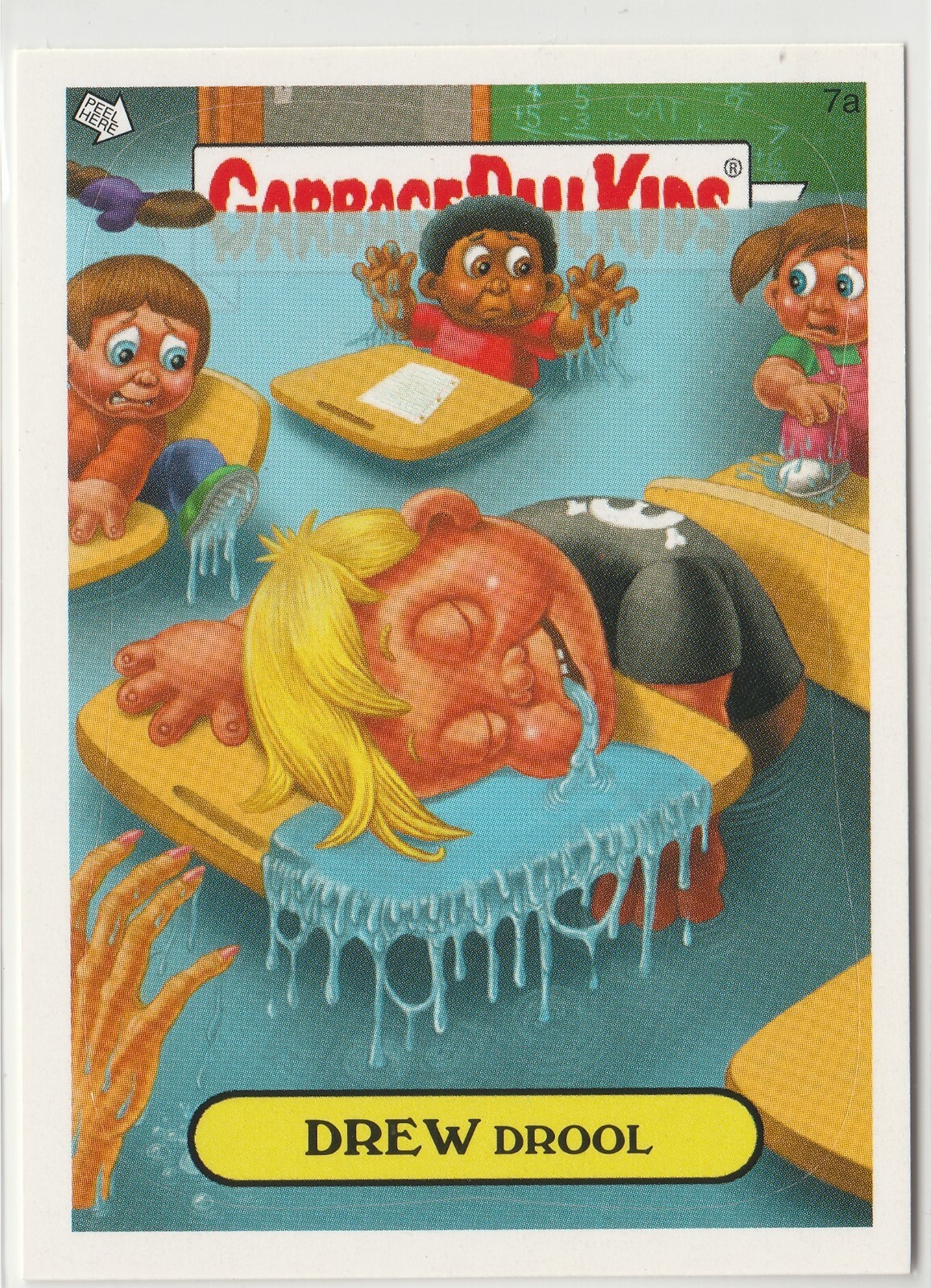 Drew Drool Garbage Pail Kids GPK 2008 ANS7 Series 7a Card