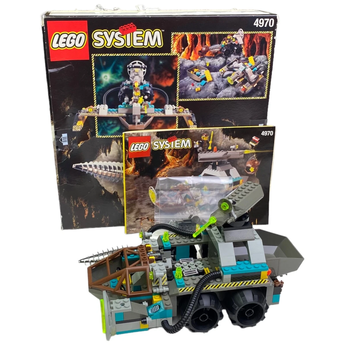 Lego Rock Raiders Loader Dozer 4970 Set w Box Instructions 1999