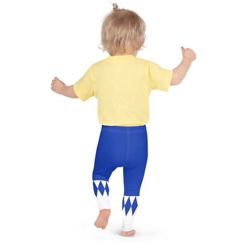 Fighter Blue Halloween Costume Leggings Childs Pants Cute Holiday Kids Clothing - Picture 2 of 21