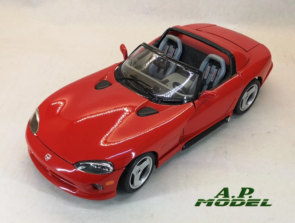 modellino auto 1:18 Dodge viper rt 10 del 1992 macchinine da collezione burago - Immagine 4 di 4