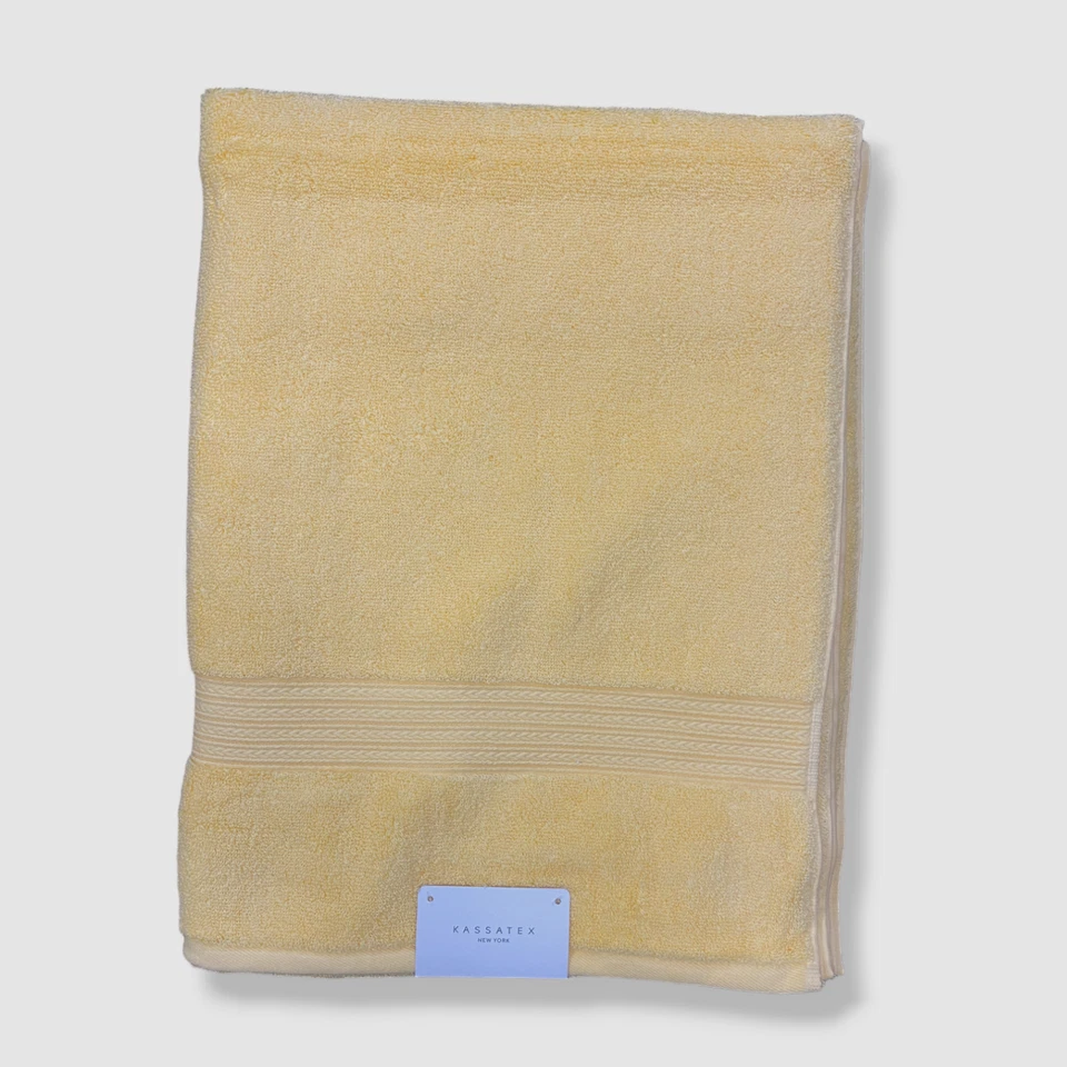 Juego de toallas de baño cassadecor amarillas exclusivas de $75 lisas 6 piezas Juego de toallas de baño Foto 2 de 4