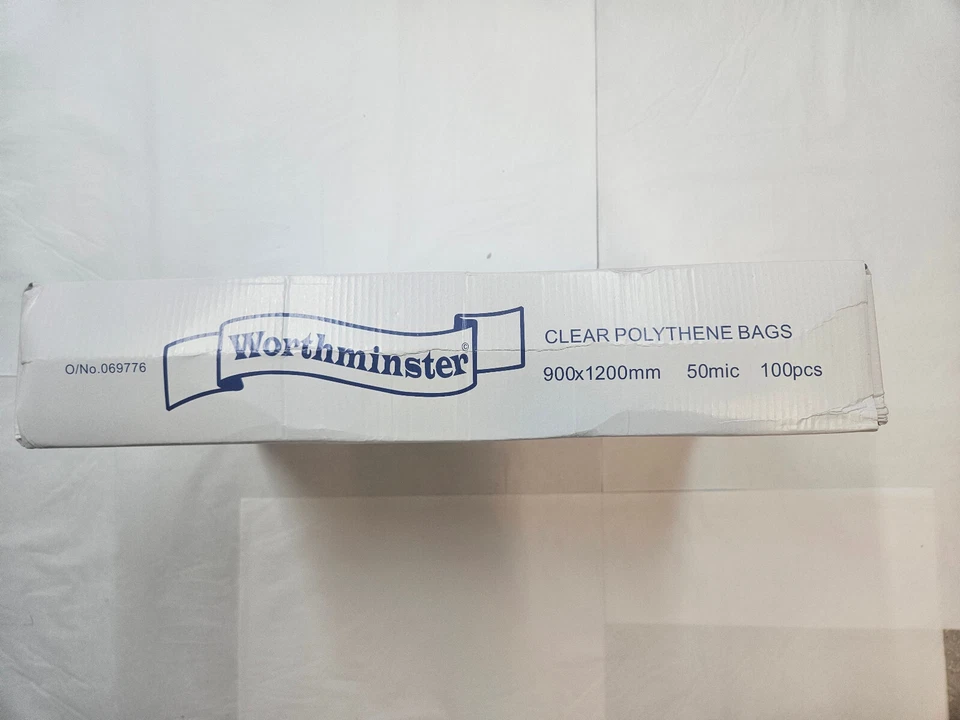 FOOD BAGS SANDWICH STORAGE BAG POLYTHENE PLASTIC CLEAR BRAND 900mm x 1200mm - Image 2 of 4
