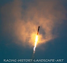 2019 8x10 PHOTO SPACE X ROCKET CAPE KENNEDY FALCON 9 AMOS-17 SATELLITE PAD 40 2