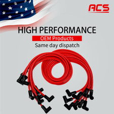9pcs High Performance Red Spark Plug Wires Oem Hei Sbc Bbc 350 383 454 Pw-sbc350 9pcs High Performance Red Spark Plug Wires Oem Hei Sbc Bbc 350 383 454 Pw-sbc350