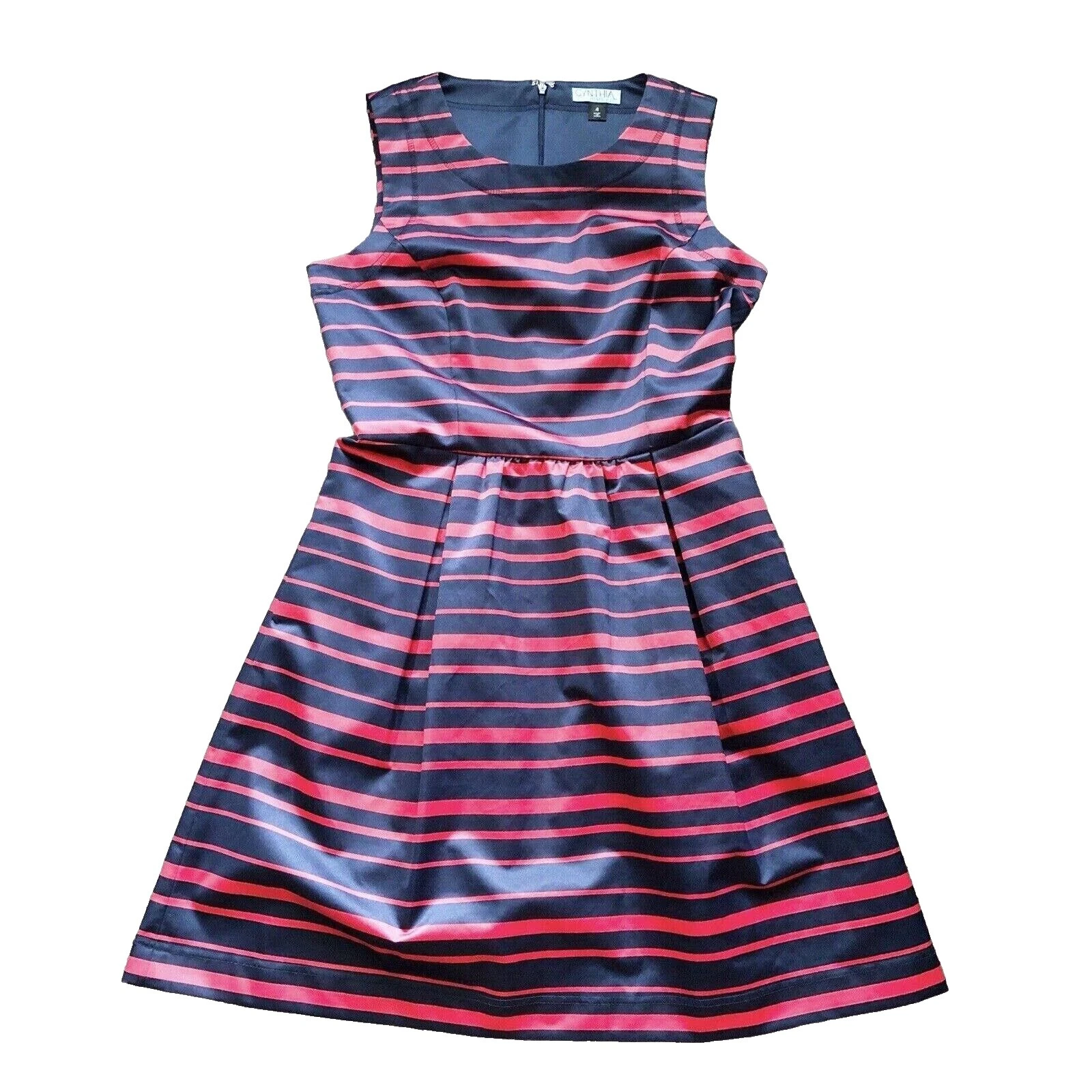 Vestidos para mujer Cynthia Rowley a rayas de poliéster