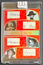 Audrey Hepburn Marilyn Monroe Elizabeth Taylor 2025 Eternal 03/25 Quad Patch Red