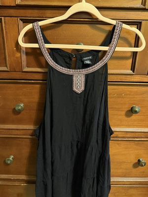 #ad #ad Torrid Plus Size Summer Top 5X Black Flare Too $16.25